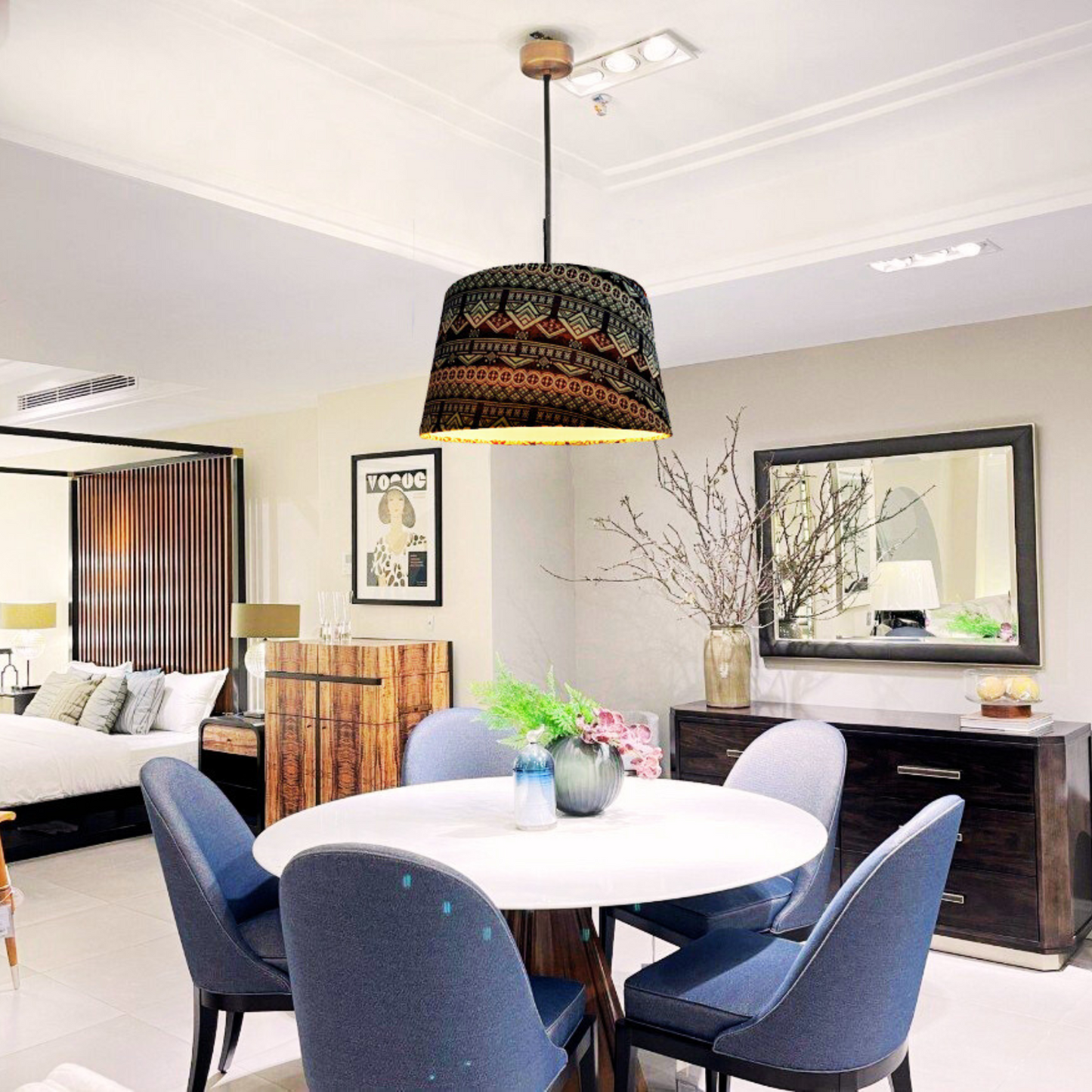 CD194-Fabric Pendant Light; Art Lamp Shade; Lamp Shade for Table lamp; Lamp shade for floor lamp.