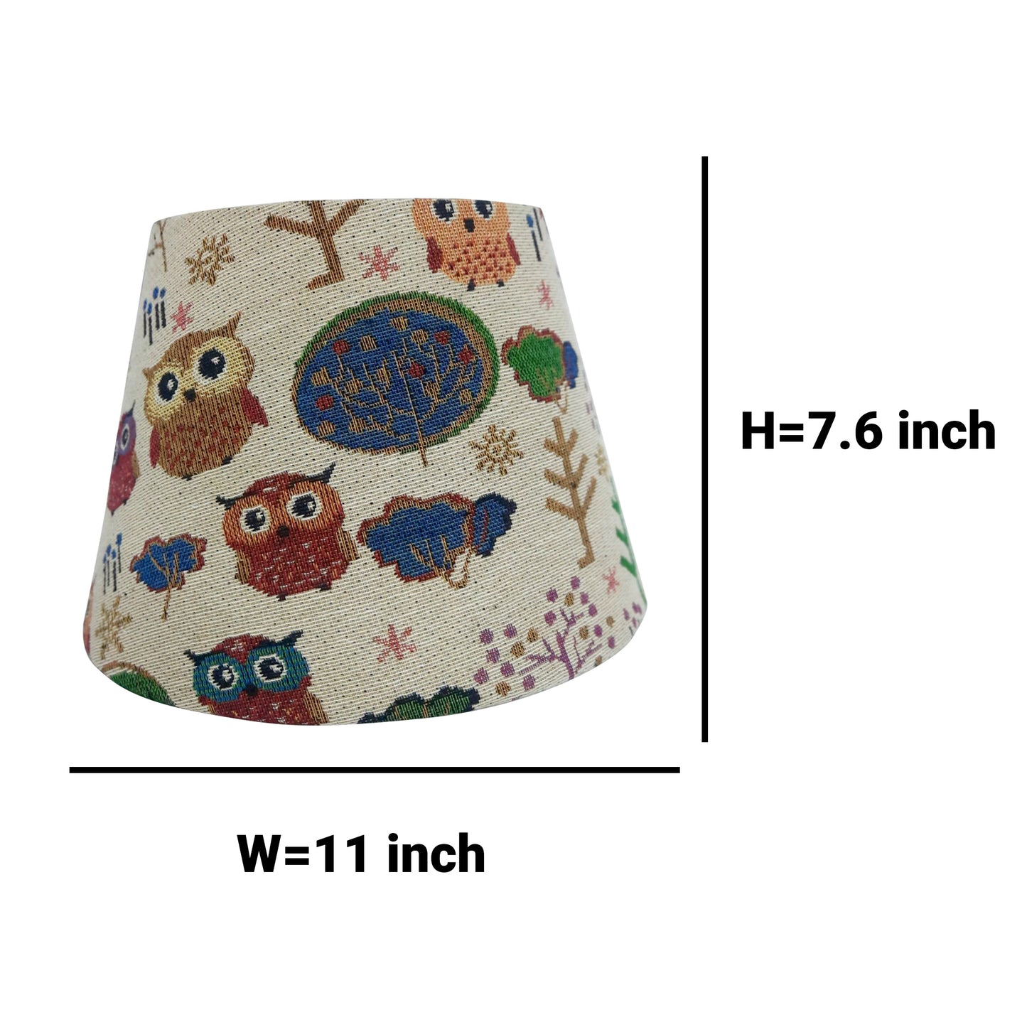 CD198VN; Brocade fabric lamp shade; Lamp shade ; Cloth Lamp Shade