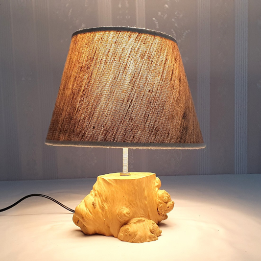 Rustic Table Lamp; home decor ; handmade gift; gift for him; gift for her L4-95