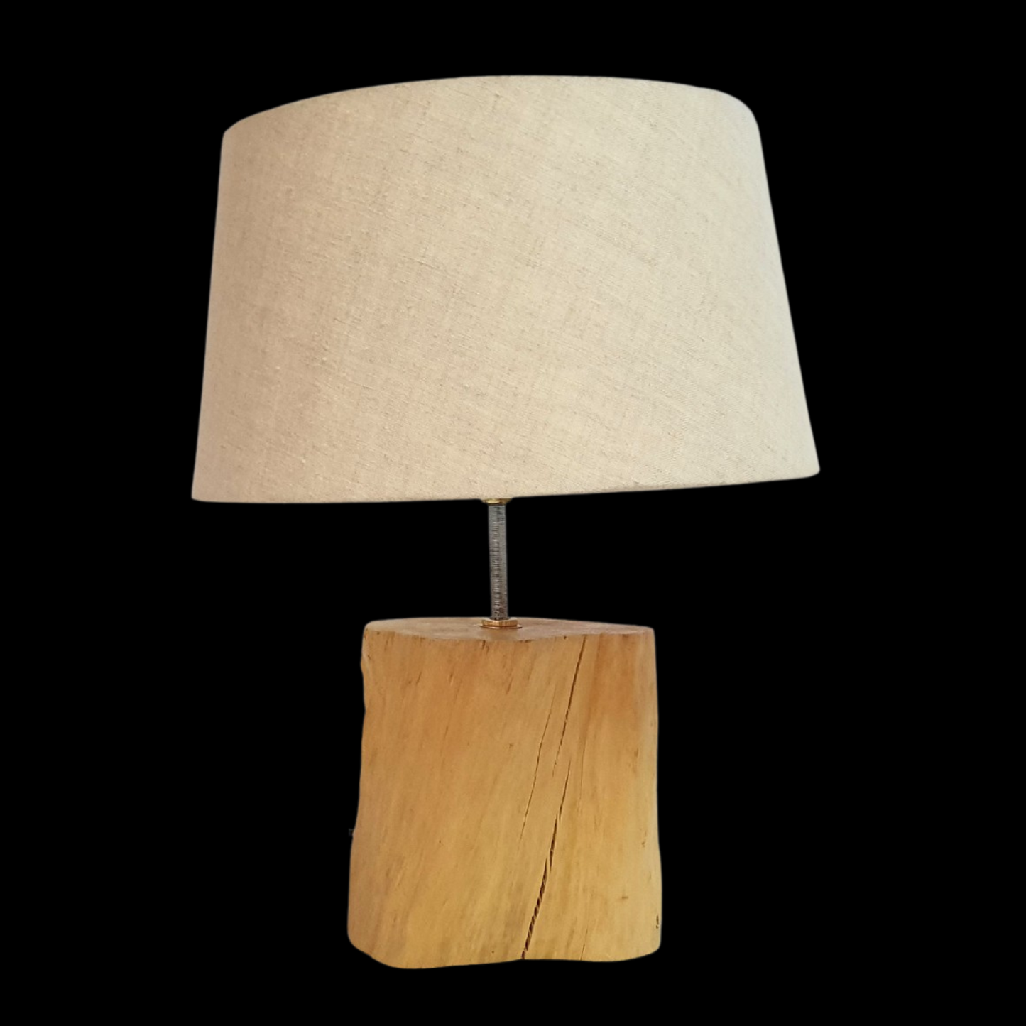 Rustic Table Lamp; home decor ; handmade gift; gift for him; gift for her L4-93