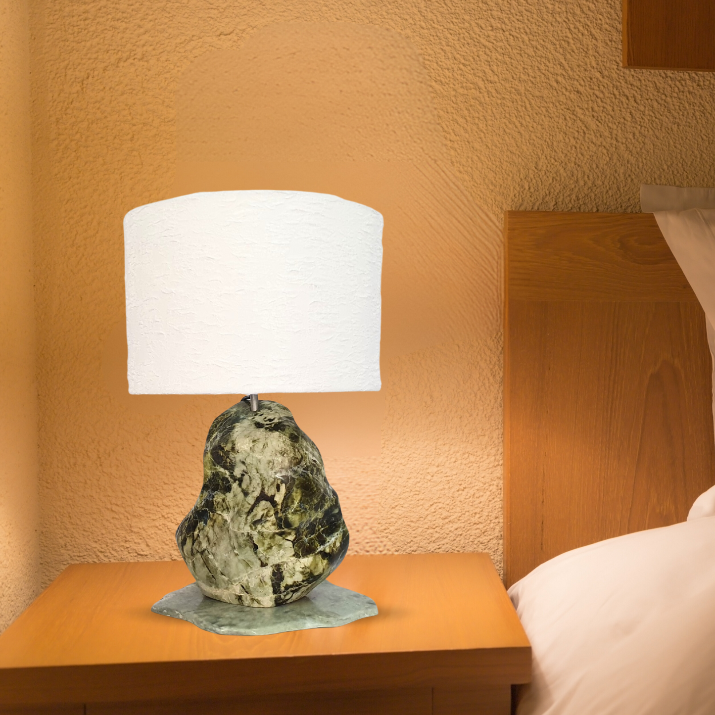 The Gemstone Table Lamp ; stone table lamp ; unique gift L4-86