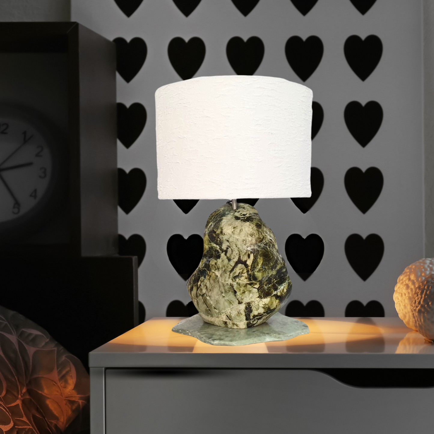 The Gemstone Table Lamp ; stone table lamp ; unique gift L4-86