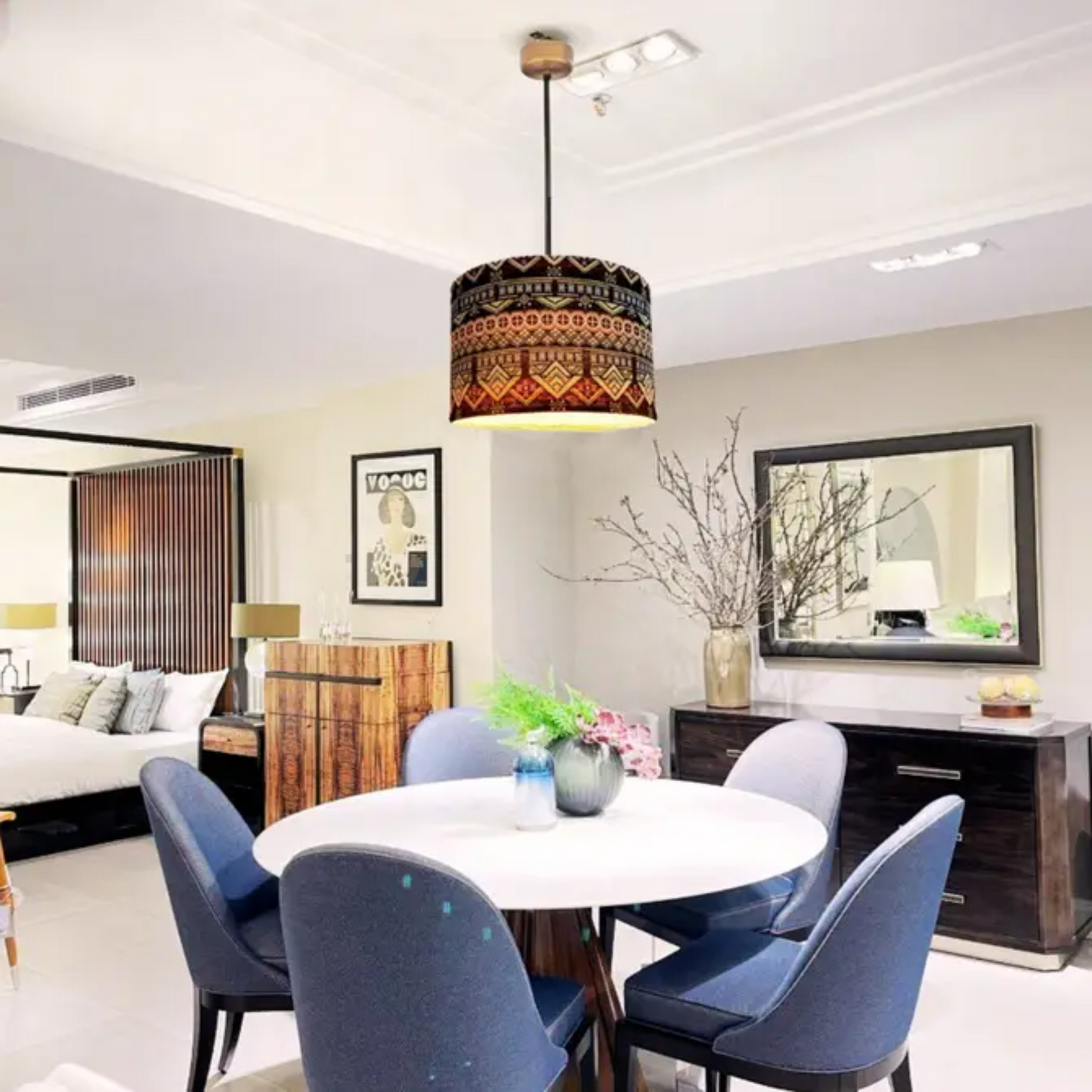 CD197-Fabric Pendant Light; Art Lamp Shade; Lamp Shade for Table lamp; Lamp shade for floor lamp.