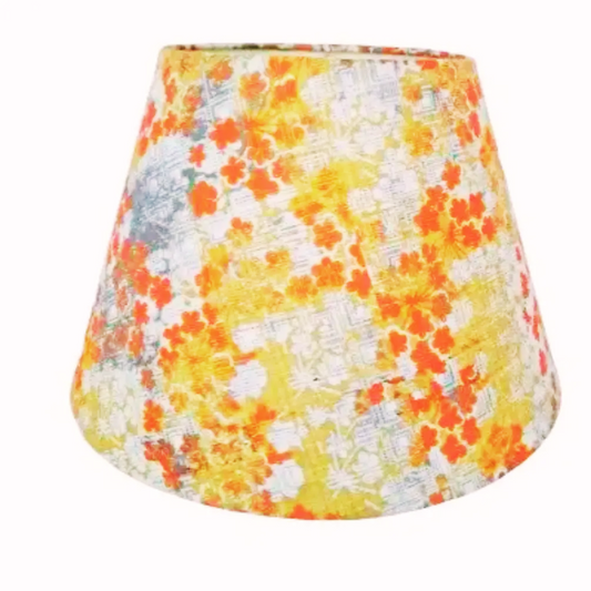 CD163 ; Bell Lamp Shade; Handmade Lamp Shades, Lamp shade for table lamp; Vintage Lamp Shade; Fabric lamp Shade.