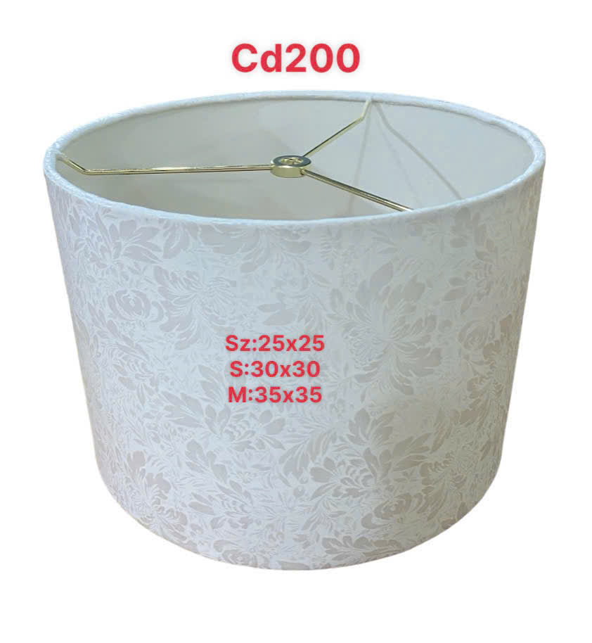 Lampshade; Lampshade Fabric; CD200T; " Chrysanthemum" lampshade