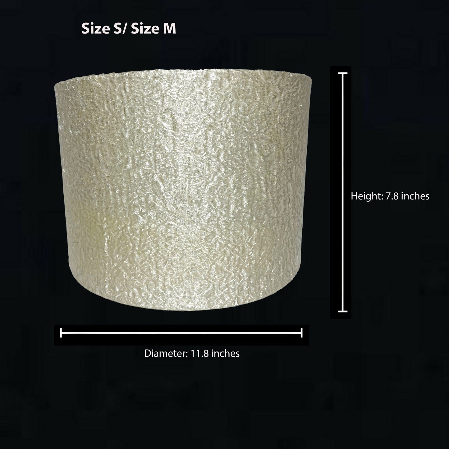 Lampshade; Lampshade Fabric; CD201T;Embossed Satin luxury faric lampshade