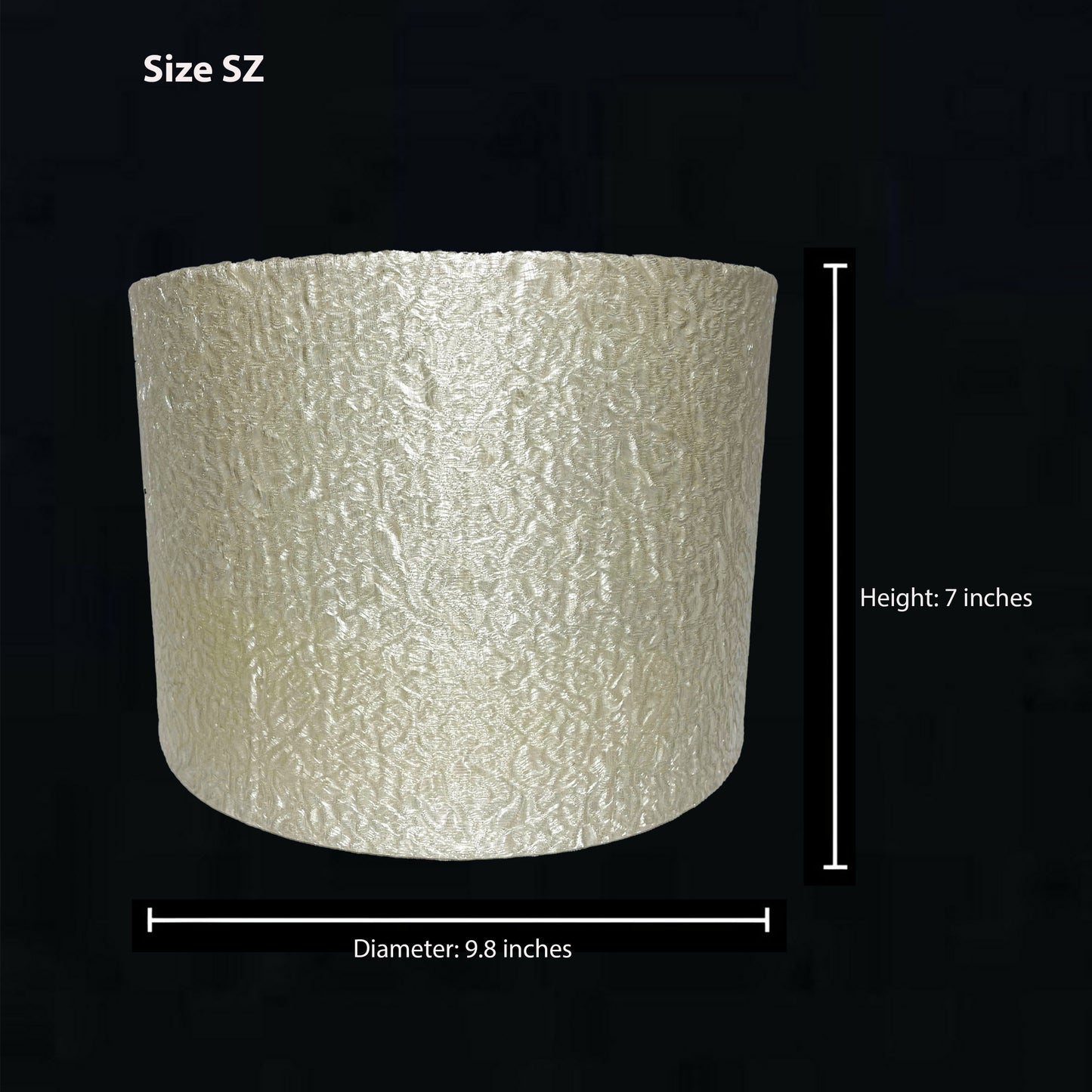 Lampshade; Lampshade Fabric; CD201T;Embossed Satin luxury faric lampshade