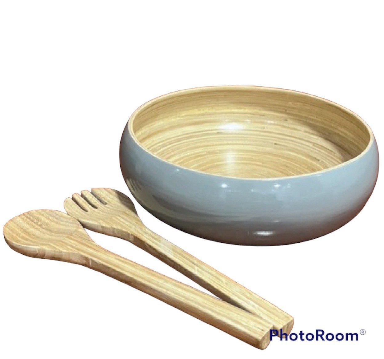 CT01-Lightweight  Bamboo Popcorn Bowl, Bamboo Salat Bowl, Bamboo Fruit Bowl.