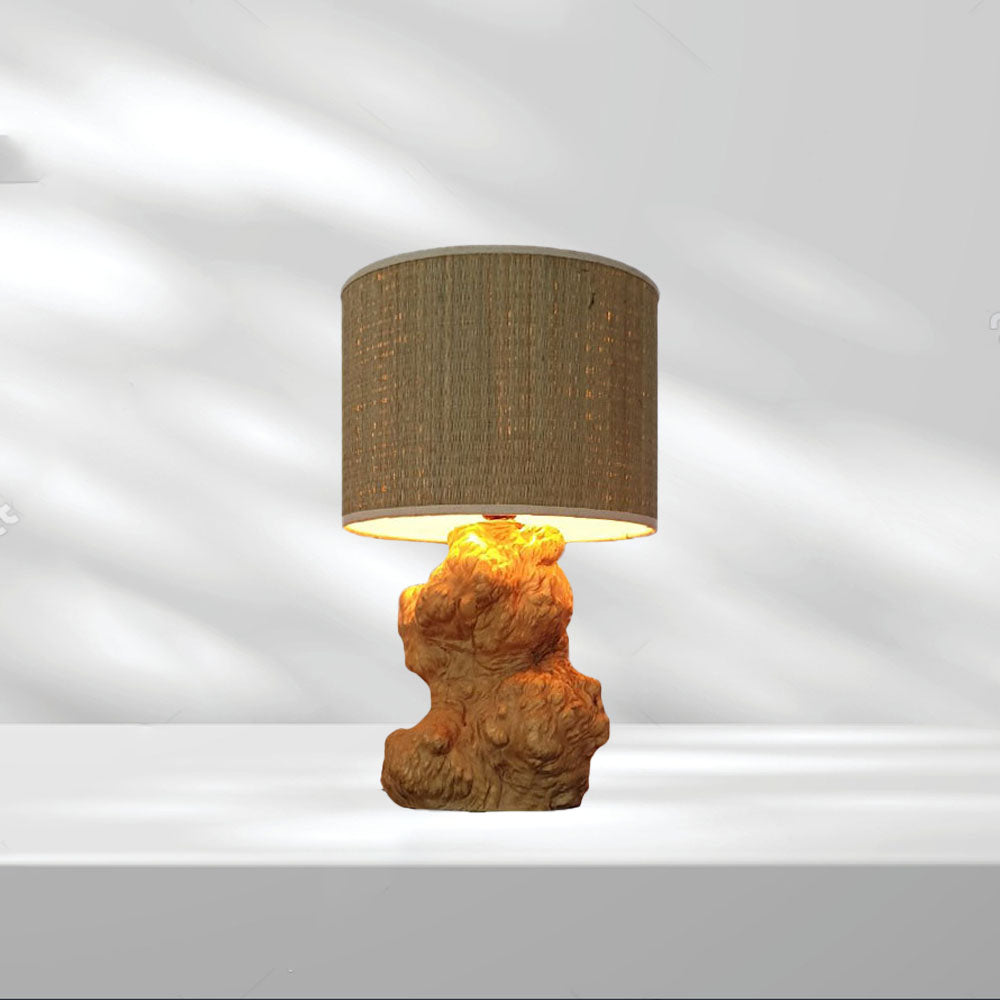 DB7l4-Rustic Table Lamp; home decor ; handmade gift- chup chieu