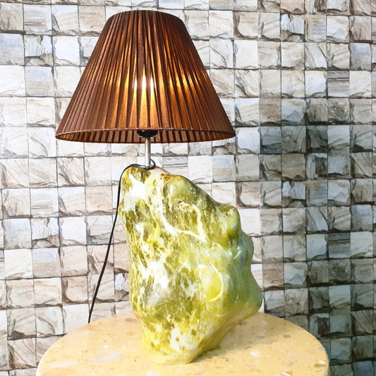 The Gemstone Table Lamp ; stone table lamp ; unique gift